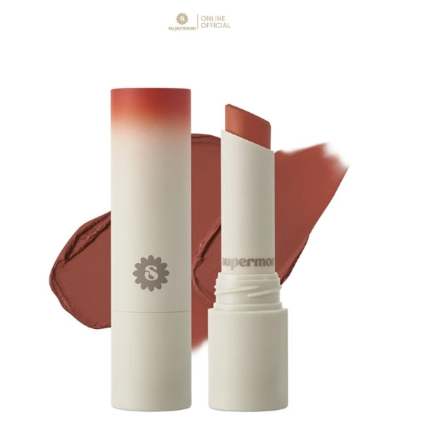 ⛔️ (Pre-order) SUPERMOM Transfer Proof Matte Lipstick  ลิปแมตต์ติดทน 3.8g (มี6เฉดให้เลือก)