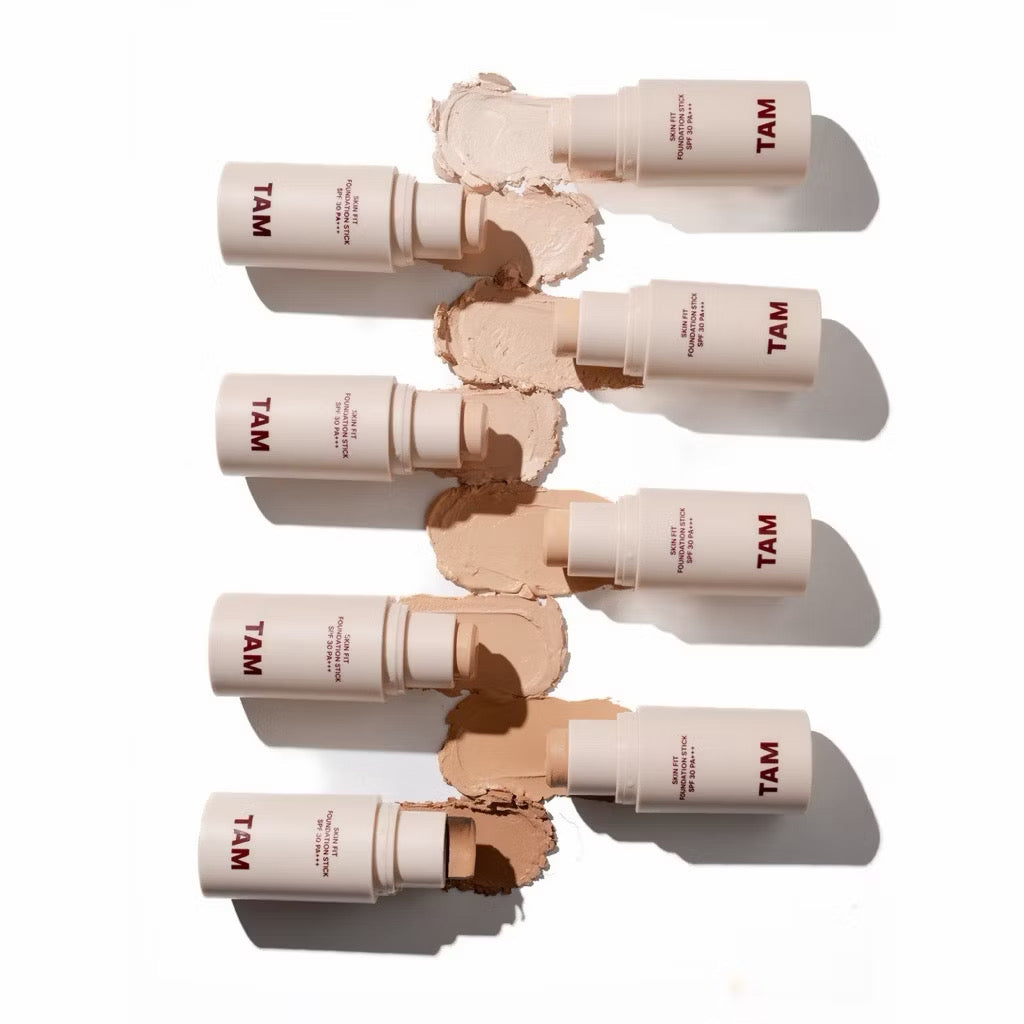⛔️ (Pre-order) TAM SKIN FIT FOUNDATION STICK SPF30 PA++++ รองพื้นสติ๊กเนื้อบางเบา เกลี่ยง่าย คุมมัน กันแดด (มีเฉดให้เลือก)