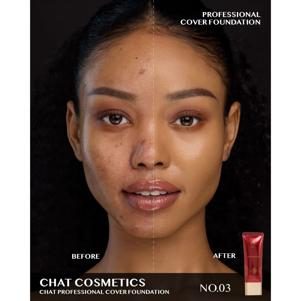 ⛔️ (Pre-order) CHAT COSMETICS Professional Foundation รองพื้นสูตรติดทนนาน 30ml.