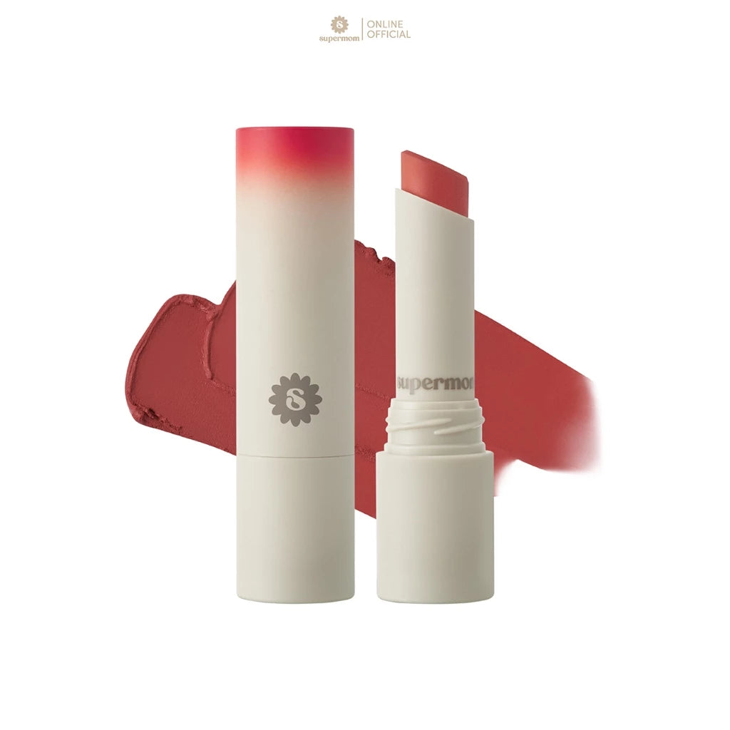 ⛔️ (Pre-order) SUPERMOM Transfer Proof Matte Lipstick  ลิปแมตต์ติดทน 3.8g (มี6เฉดให้เลือก)