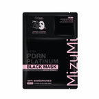 Mizumi 2-Step PDRN Platinum Black Mask มาสก์ดำ รวม 3 สูตรใน 1 กล่อง / 3 แผ่น ⛔️ coming soon