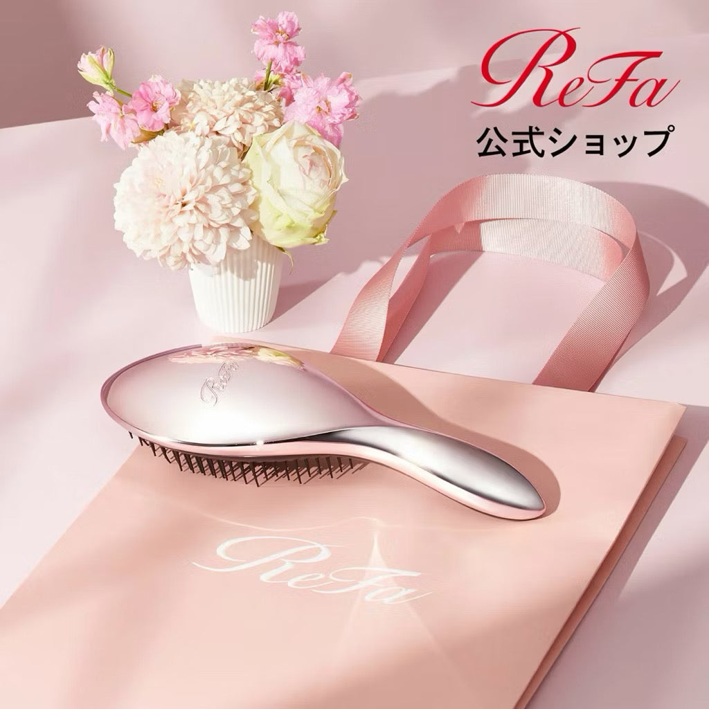 Refa Alle Brush หวีด้ามจับ ถนอมผม จาก ญี่ปุ่น สี Rose Gold 💖