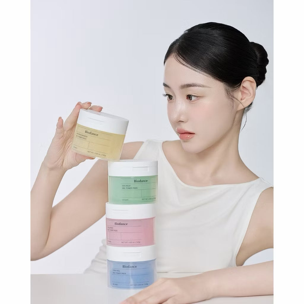 🧴 BIODANCE Gel Toner Pads 140g (60 แผ่น) โทนเนอร์แพดเนื้อเจลเข้มข้น มีสูตรให้เลือก