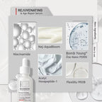 New* Eve’s PDRN Age Repair Serum ช่วยฟื้นบำรุงผิวให้ดูอ่อนเยาว์ ผิวดูยืดหยุ่น กระชับ 30ml #ฝาขาว 1 ขวด