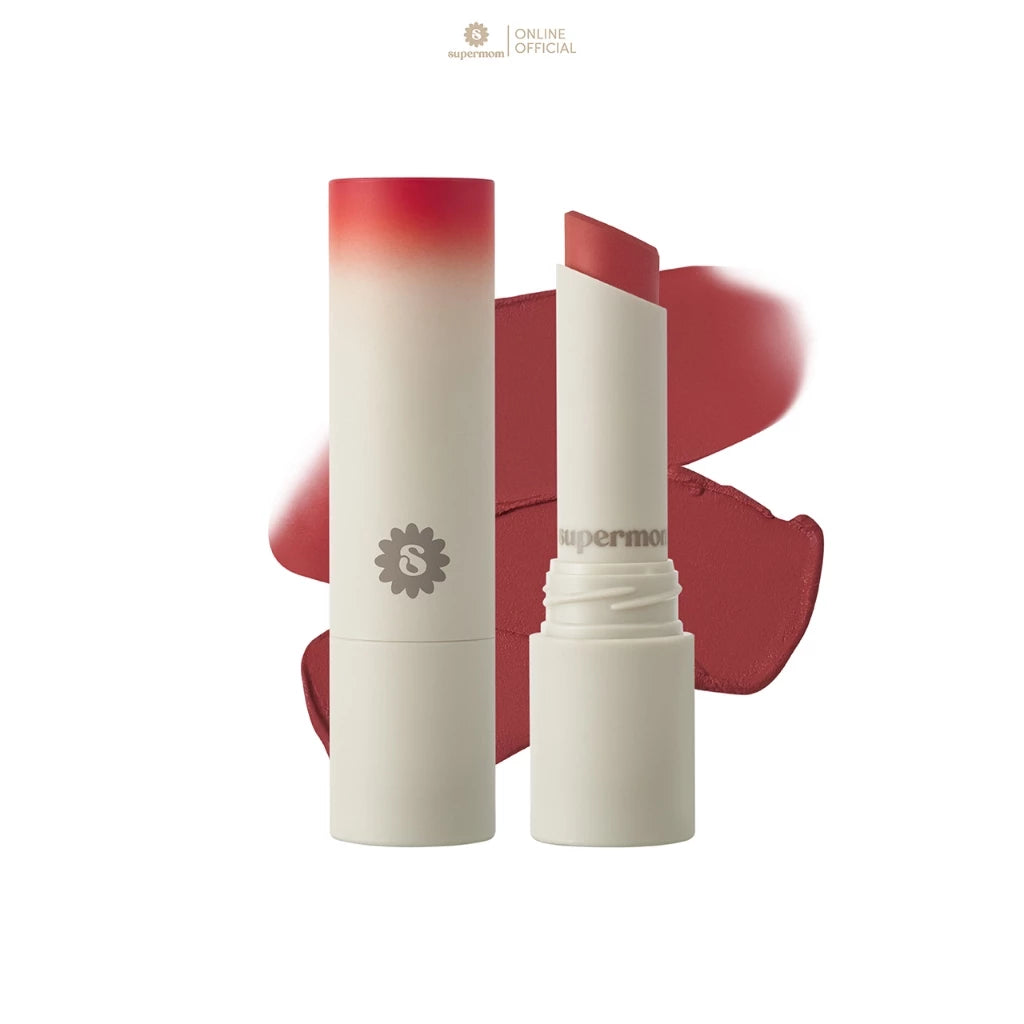 ⛔️ (Pre-order) SUPERMOM Transfer Proof Matte Lipstick  ลิปแมตต์ติดทน 3.8g (มี6เฉดให้เลือก)