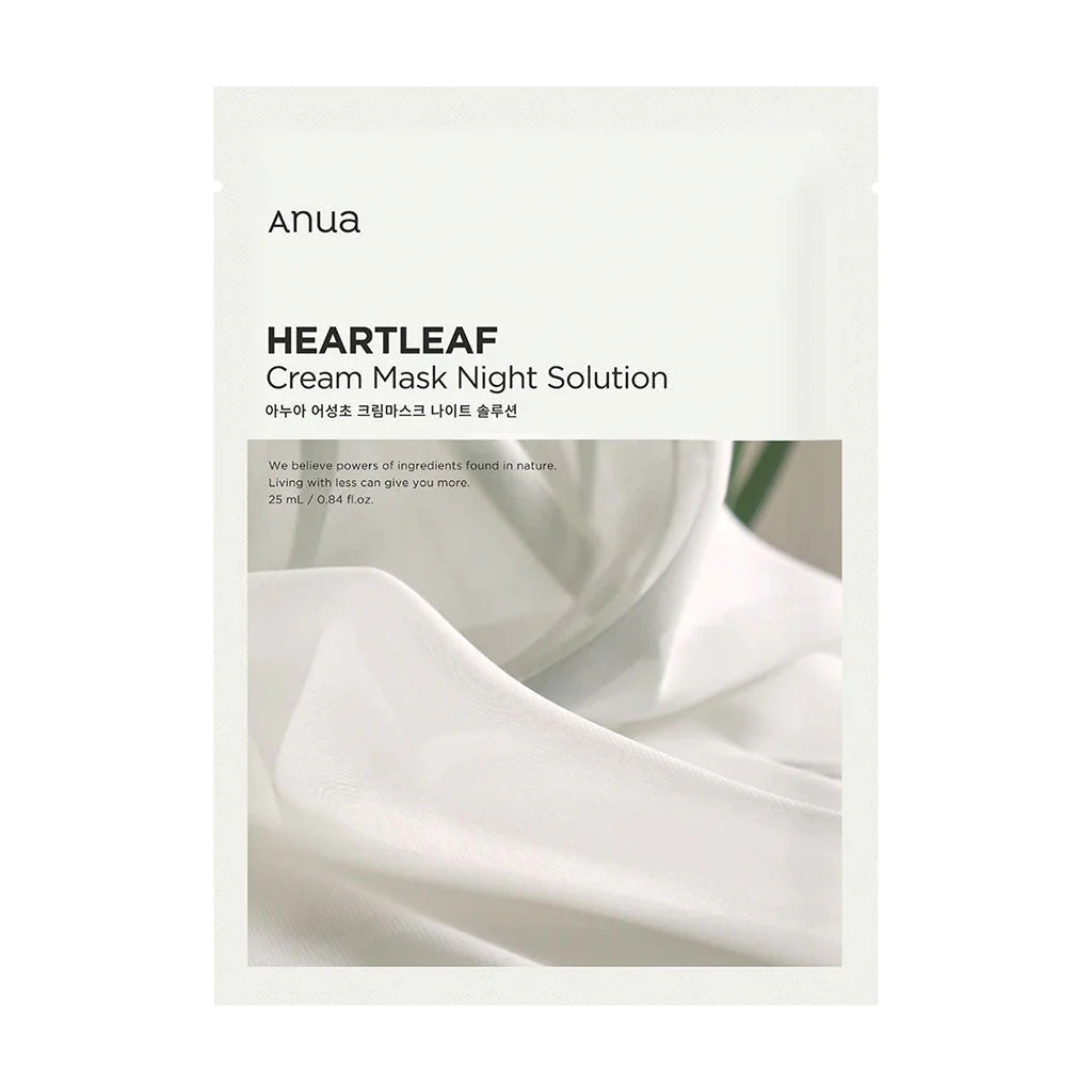 ANUA Heartleaf Cream Mask Night Solution 25ml *1ea