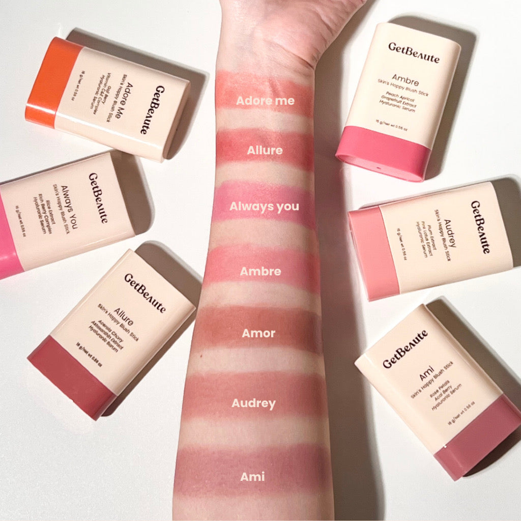 GetBeaute | บลัชสติ๊ก Skin's Happy Blush Stick 16g บลัชออน เกลี่ยง่าย เบาบาง