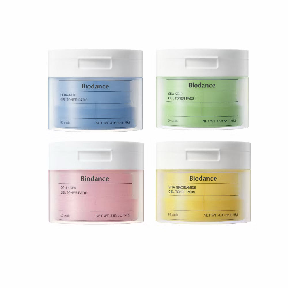 🧴 BIODANCE Gel Toner Pads 140g (60 แผ่น) โทนเนอร์แพดเนื้อเจลเข้มข้น มีสูตรให้เลือก