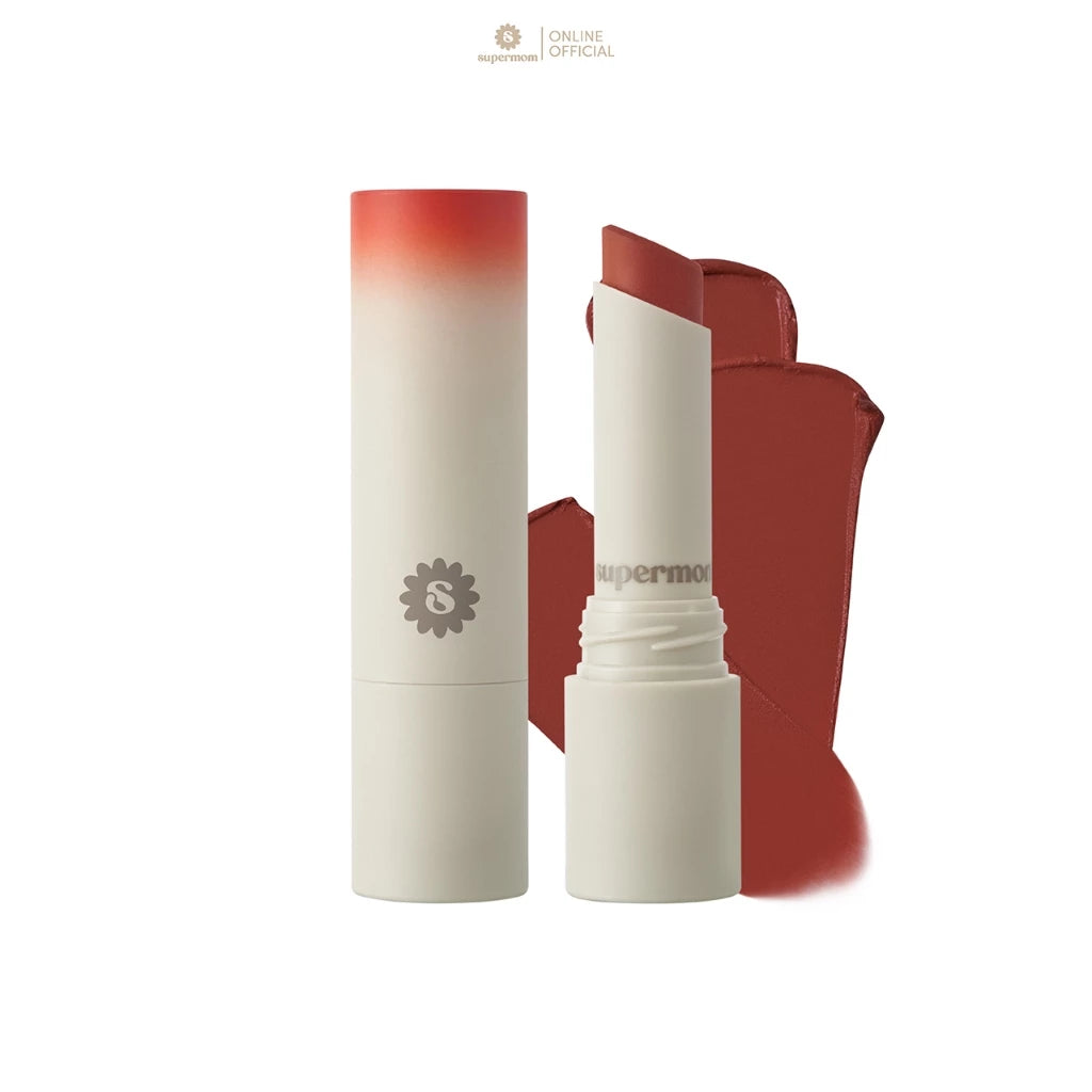 ⛔️ (Pre-order) SUPERMOM Transfer Proof Matte Lipstick  ลิปแมตต์ติดทน 3.8g (มี6เฉดให้เลือก)