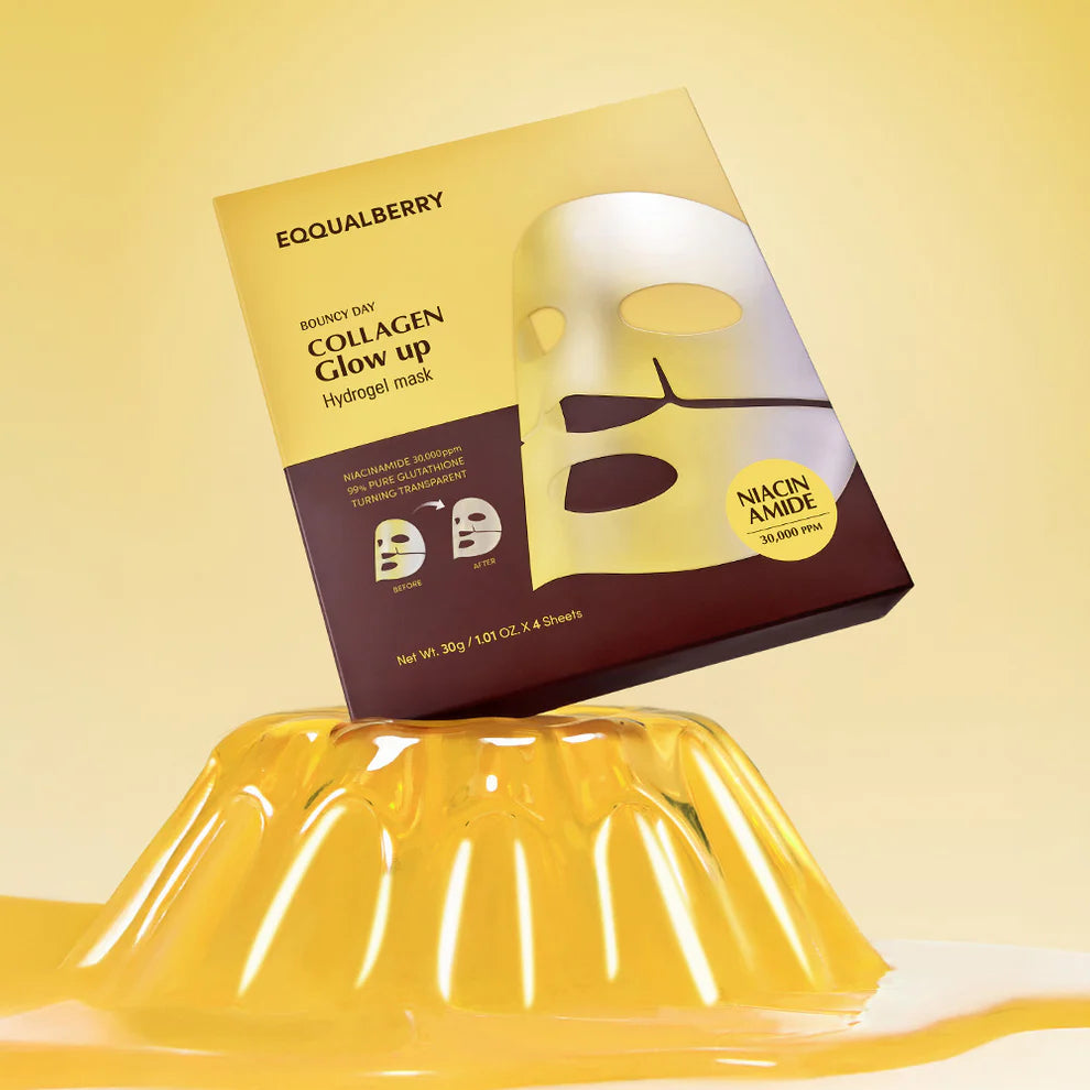 Eqqualberry Collagen Glow Up Hydrogel Mask *1ea