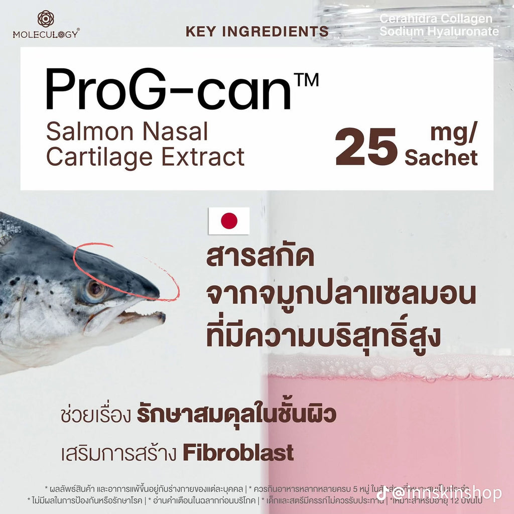 MOLECULOGY Cerahidra Collagen Sodium Hyaluronate คอลลาเจนแบบชงดื่ม