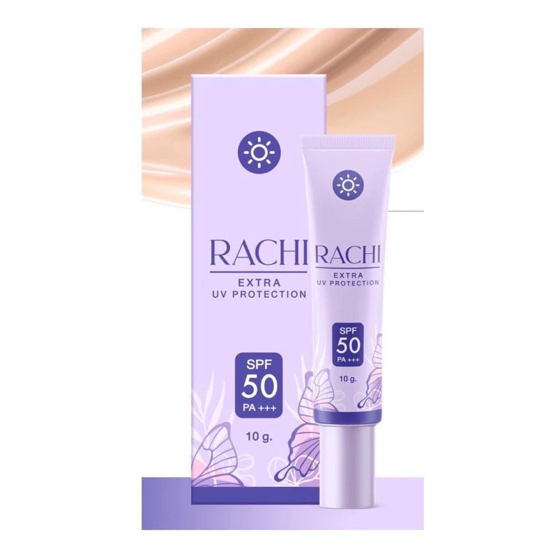 RACHI Extra UV Protection SPF50 PA+++ กันแดดราชิ กันแดดหน้าไบรท์ 10g.