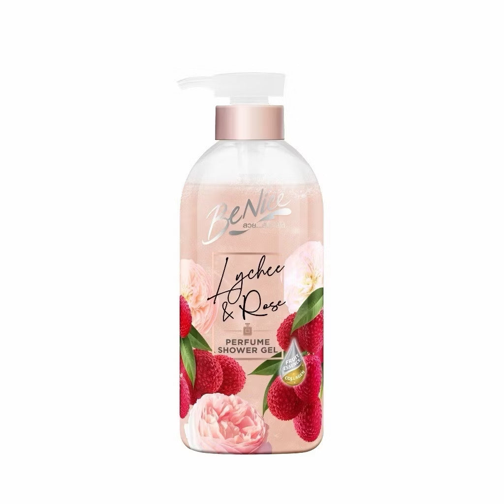 BeNice บีไนซ์ Perfume Shower Gel ช่วยเพิ่มความชุ่มชื้น หอมฟุ้งเหมือนฉีดน้ำหอม 450ml