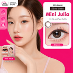Kitty Kawaii Contact Lens : Mini Julia (Brown) 1 คู่ คอนแทคเลนส์รายเดือน ค่าสายตา 0.00