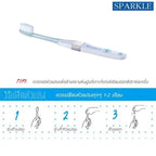⚡️SPARKLE แปรงสีฟัน พลังประจุลบ (หัวกว้าง) 🇯🇵 แถมหัว Refill free ถึง 28/9