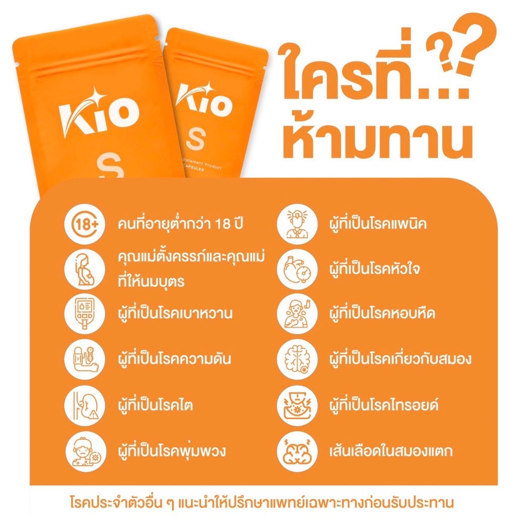 KIO S+ ผลิตภัณฑ์อาหารเสริม คีโอ อิ่มเร็ว 10 เม็ด