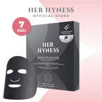 ⛔️ (Pre-order) Her Hyness Instant Glow Black Mask มาสก์ถ่านญี่ปุ่น ช่วยดีท็อกซ์ผิว 7 แผ่น