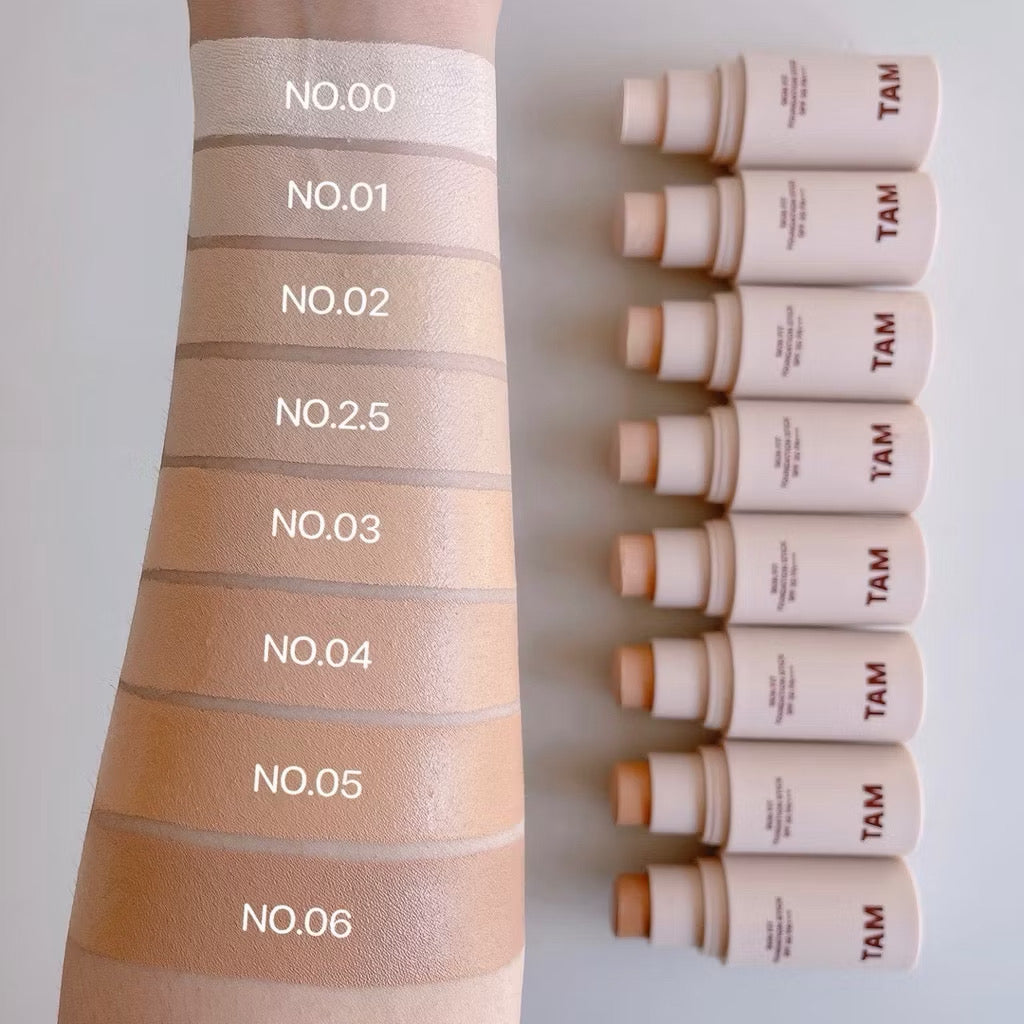 ⛔️ (Pre-order) TAM SKIN FIT FOUNDATION STICK SPF30 PA++++ รองพื้นสติ๊กเนื้อบางเบา เกลี่ยง่าย คุมมัน กันแดด (มีเฉดให้เลือก)