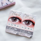 Kitty Kawaii Contact Lens : Mini Olivia (Gray) 1 คู่- คอนแทคเลนส์รายเดือน ค่าสายตาปกติ 0.00