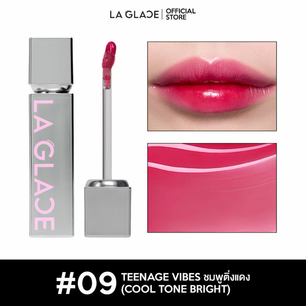⛔️ (Pre-order) LA GLACE FLEXTOPIA GLASSY TINT | ลิปทินท์ลากลาส งัดปากฉ่ำวาวเล่นแสงทุกมิติ (เลือกสีได้)