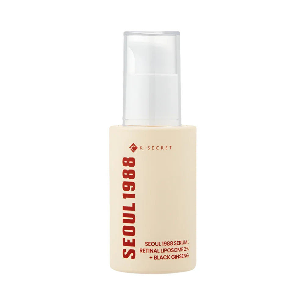 🇰🇷 K-Secret Seoul 1988 Serum Retinal Liposome 2% + โสมดำ ดูแลริ้วรอย กระจ่างใส 30ml