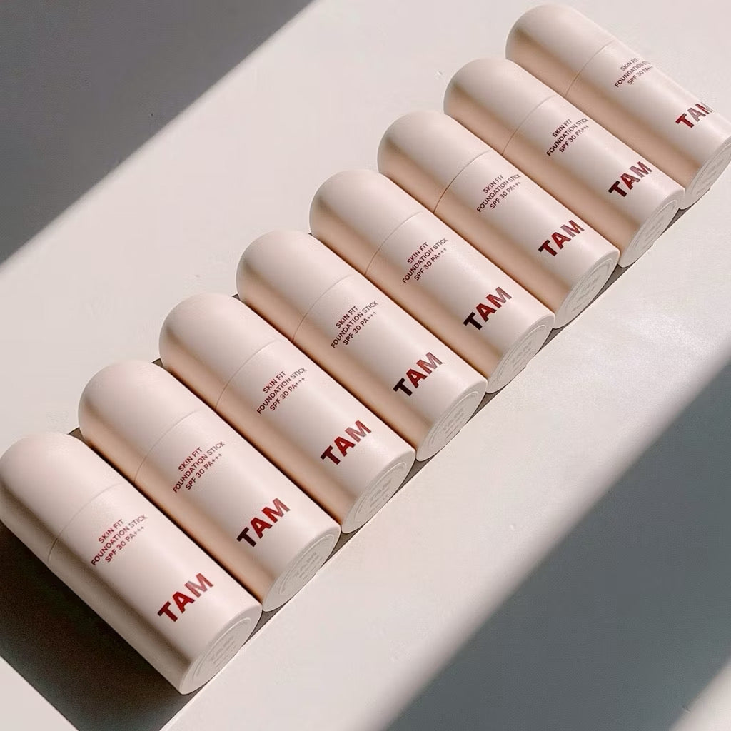 ⛔️ (Pre-order) TAM SKIN FIT FOUNDATION STICK SPF30 PA++++ รองพื้นสติ๊กเนื้อบางเบา เกลี่ยง่าย คุมมัน กันแดด (มีเฉดให้เลือก)