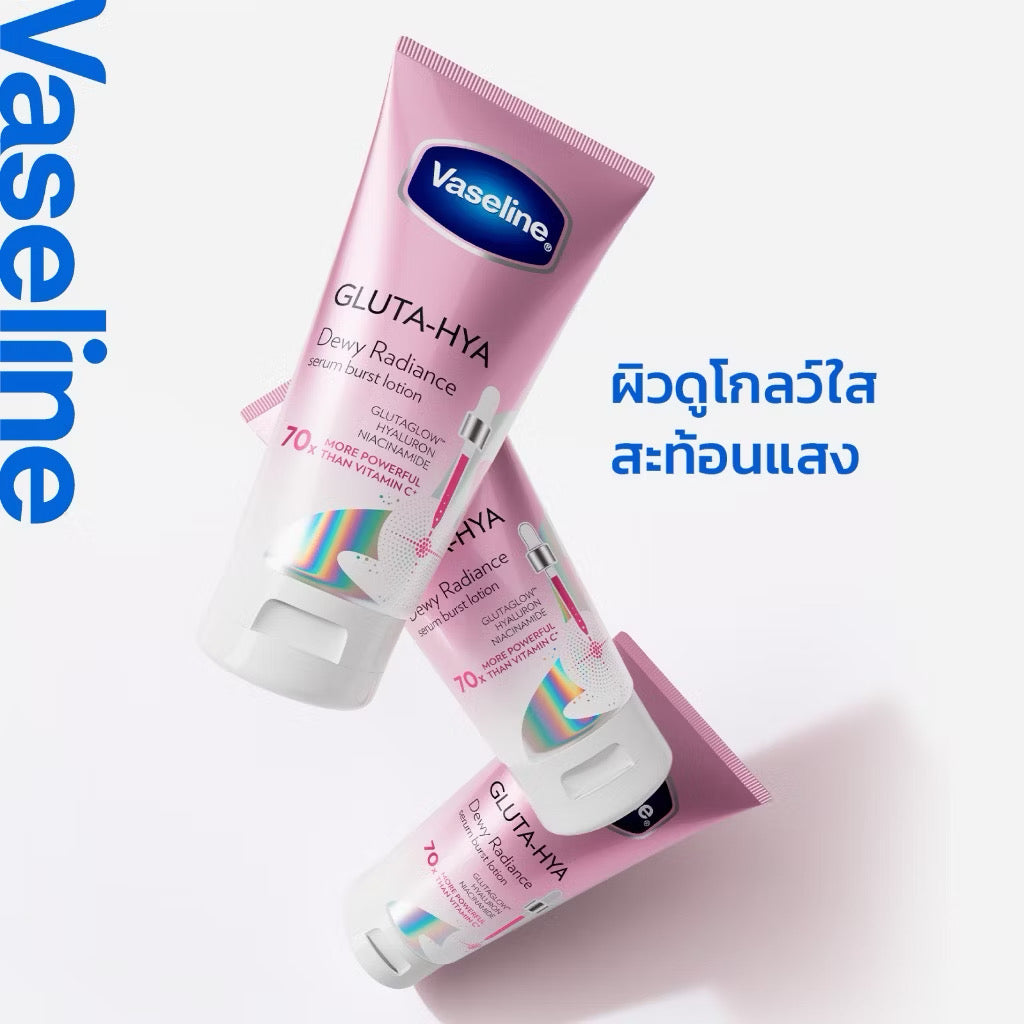 วาสลีน เฮลธี ไบรท์ กลูต้า-ไฮยา เซรั่ม โลชั่น Vaseline Gluta-Hya Serum 170ml ⛔️ coming soon