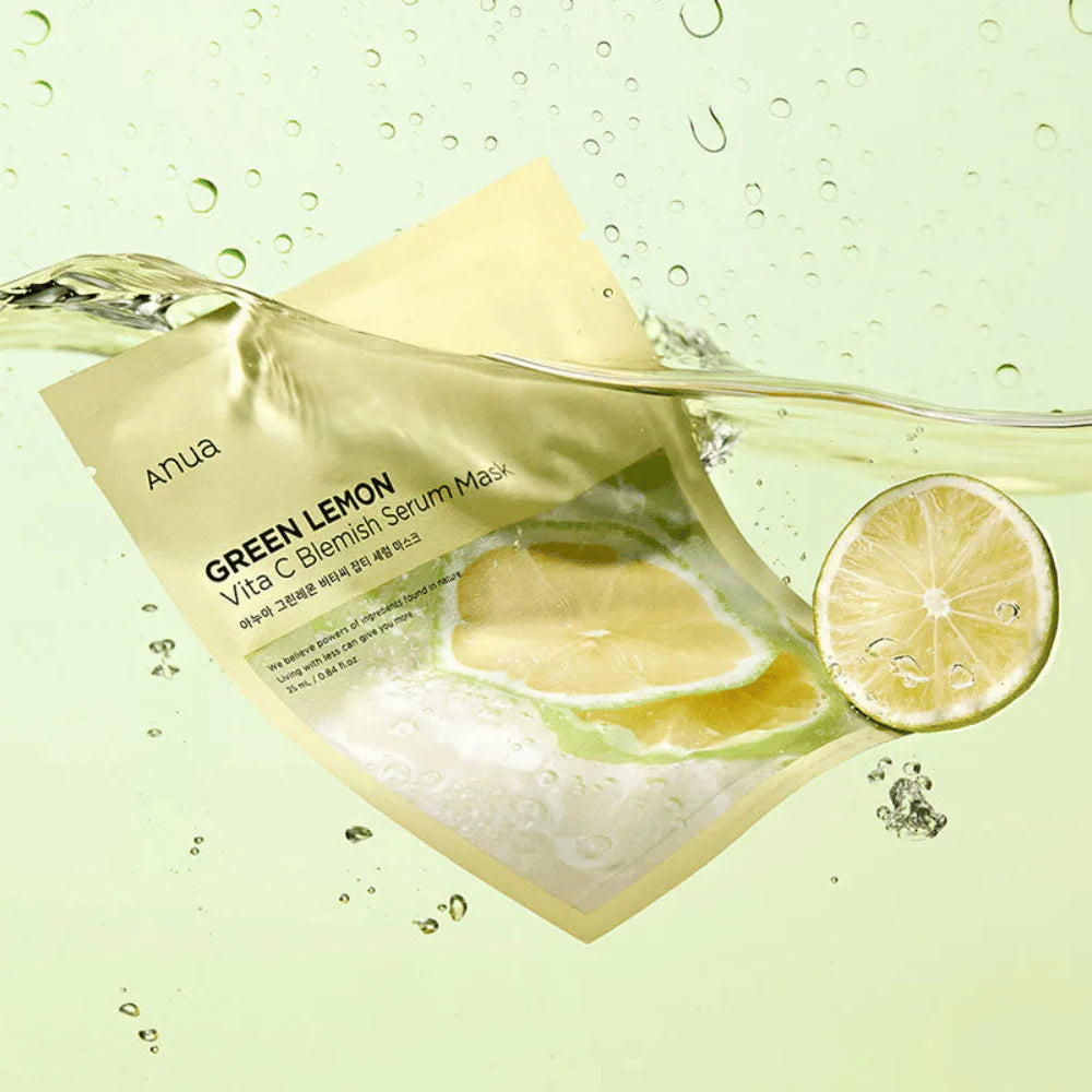 ANUA Green Lemon Vita C Blemish Serum Mask 25ml *1ea