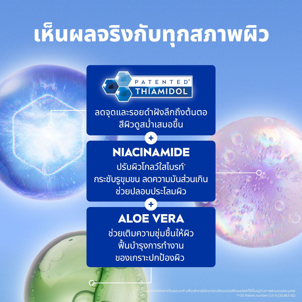 (ใหม่!!) Nivea ลูมินัส630 สกิน โกลว์ เซรั่ม เซรั่มผิวใส เซรั่มทาหน้า 30ml