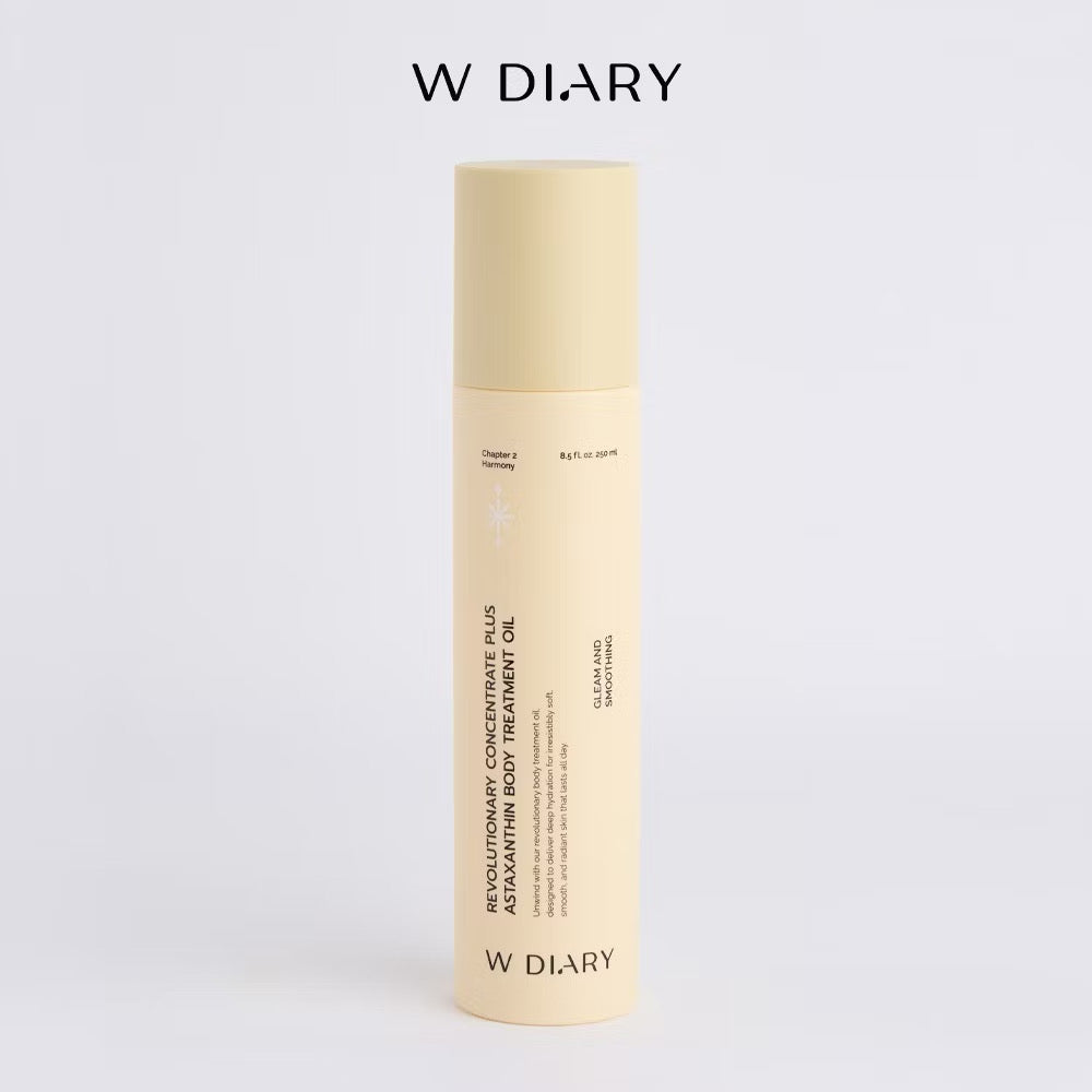 (Pre-order) W DIARY Revolutionary Concentrate  Plus Astaxanthin Body Treatment Oil 250ml. ออยล์ฟื้นฟูผิว
