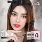 Kitty Kawaii Contact Lens : Mini Olivia (Gray) 1 คู่- คอนแทคเลนส์รายเดือน ค่าสายตาปกติ 0.00