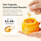MEDICUBE Kojic Acid Turmeric Vita Capsule Cream ครีมแคปซูลผสมเจล  ช่วยผิวกระจ่างใส 53g.