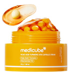 MEDICUBE Kojic Acid Turmeric Vita Capsule Cream ครีมแคปซูลผสมเจล  ช่วยผิวกระจ่างใส 53g.