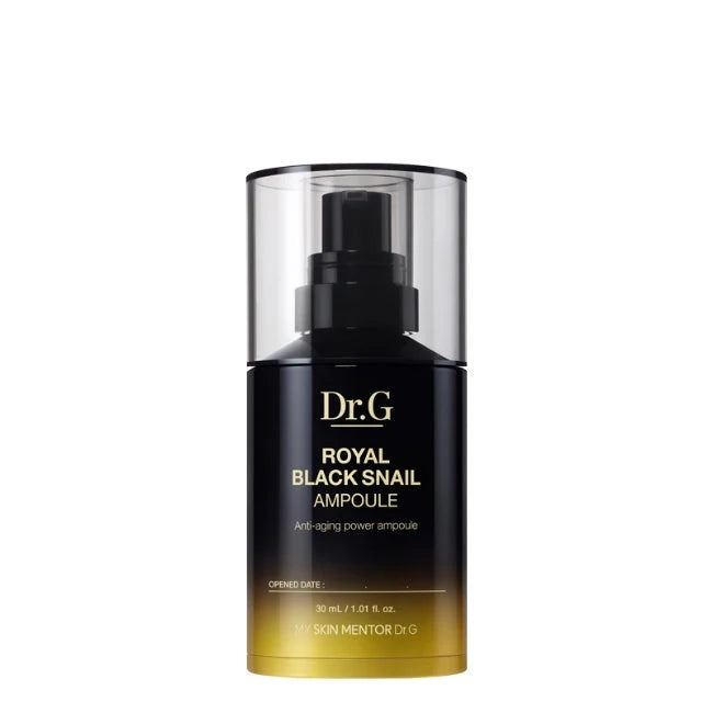 🇰🇷 Dr.G Royal Black Snail Ampoule แอมพูลเมือกหอยทากดำ บำรุงผิวให้ชุ่มชื้นและดูอิ่มฟู 30ml