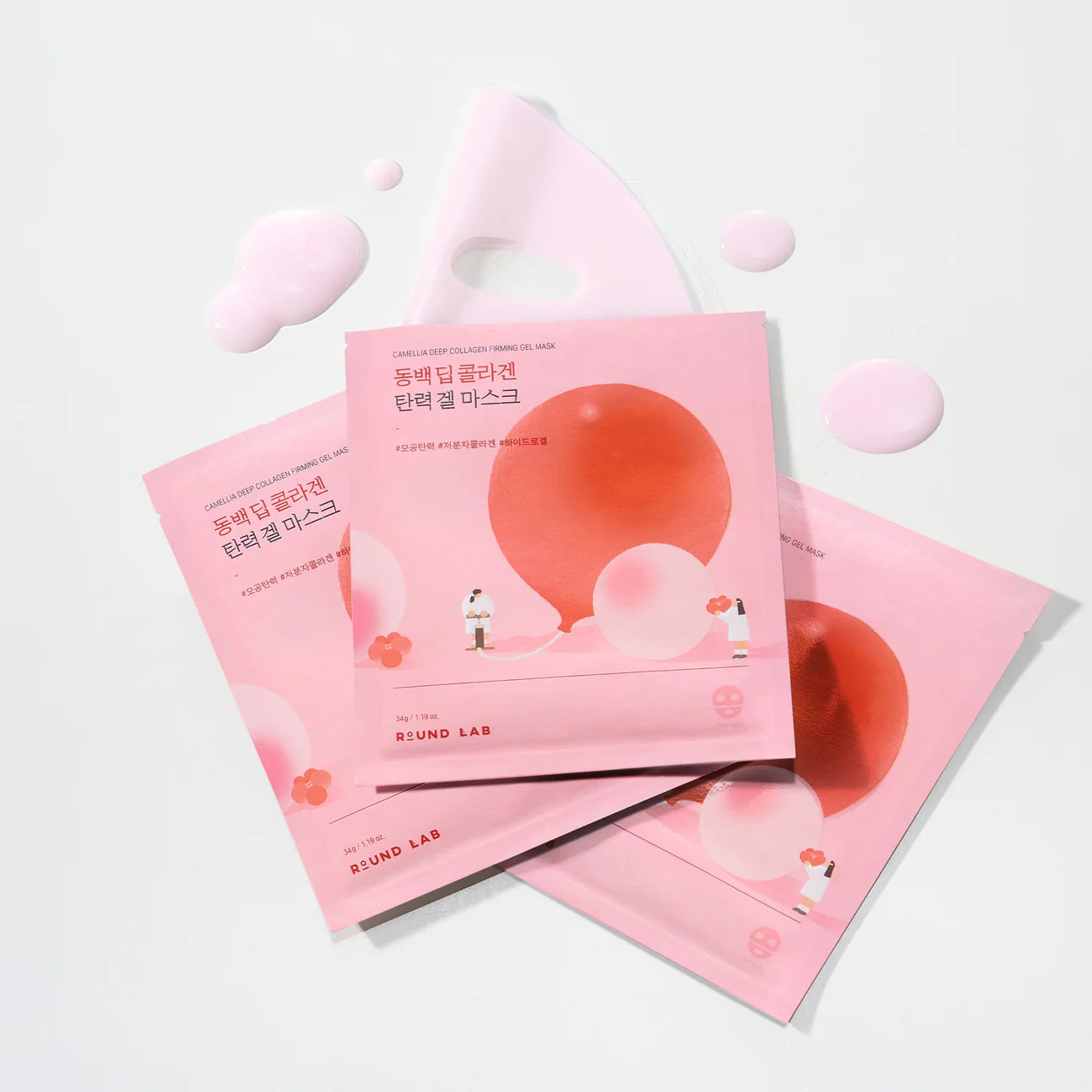 Round Lab Camellia Deep Collagen Firming Gel Mask *1ea