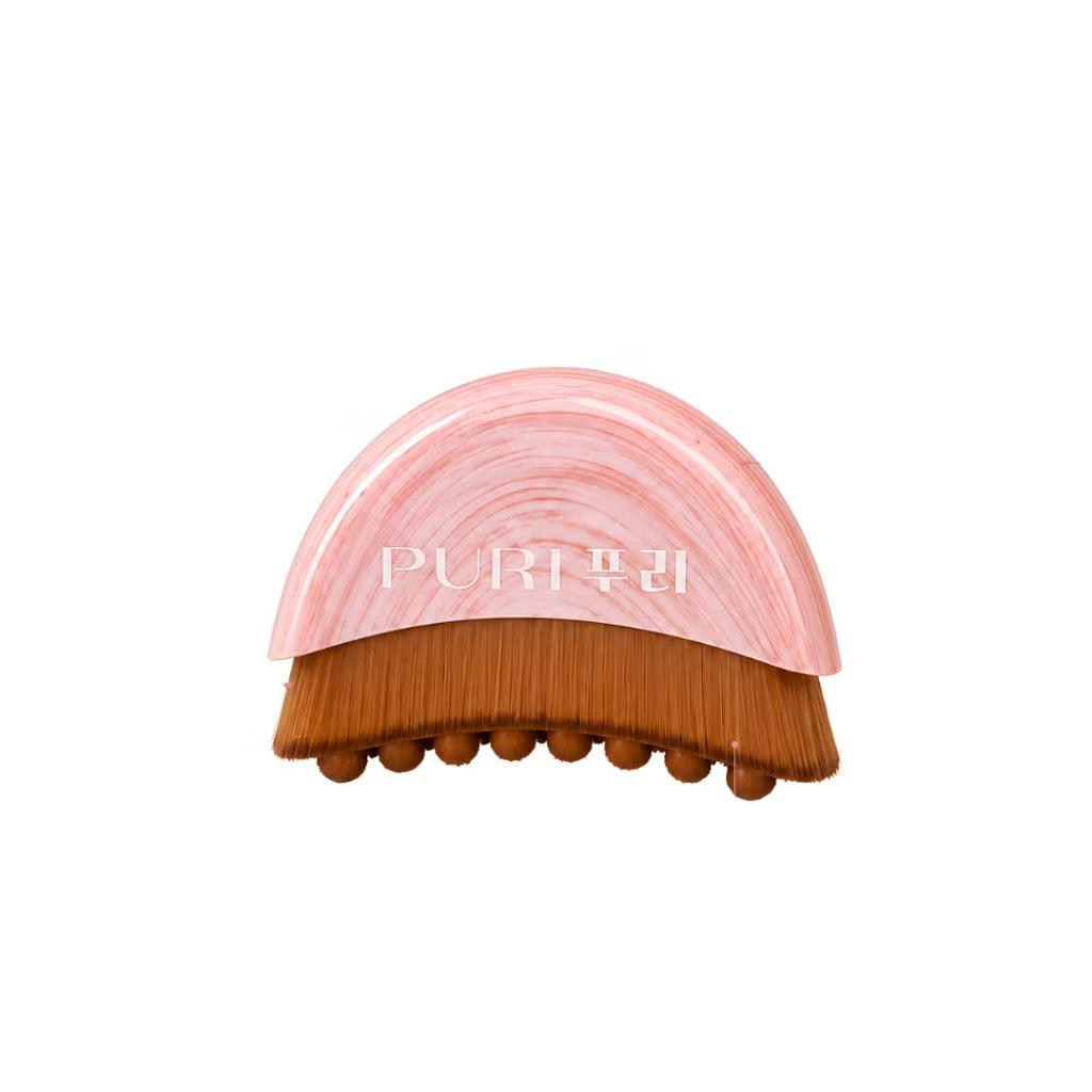 Puri แปรงนวดหน้า Moon Brush นวดหน้า ลดบวม ไล่น้ำเหลือง นวดลำคอ หน้าเรียว แปรงนวดใบหน้า ผ่อนคลาย 1 ชิ้น