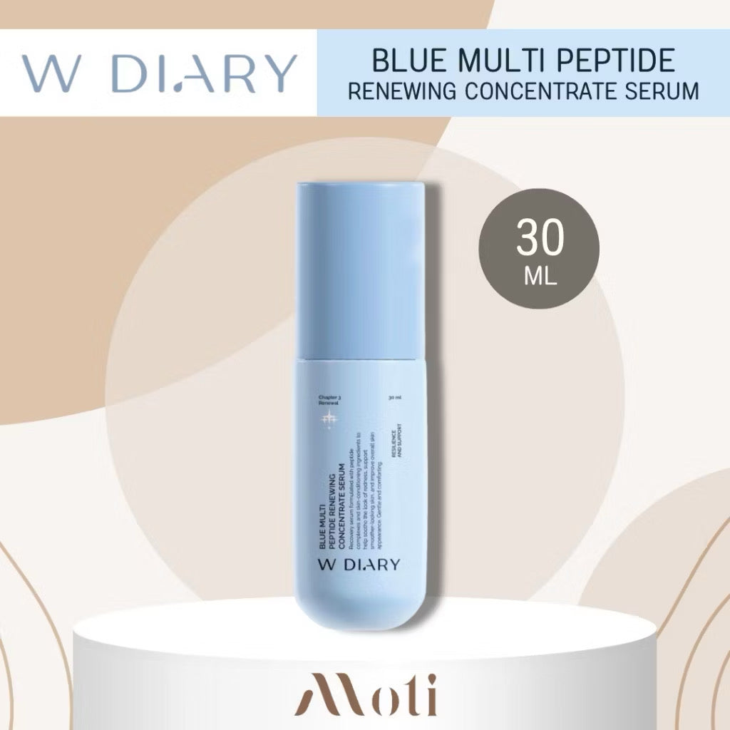 ⛔️ (Pre-Order) W DIARY Blue Multi Peptide Renewing Concentrate Serum ปริมาณ 30ml.