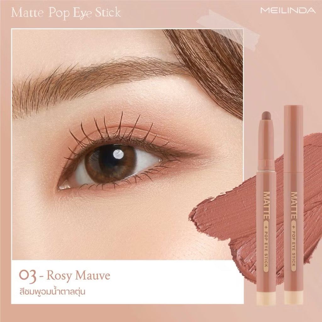 ⛔️(Pre-order) MEILINDA Matte Pop Eye Stick เมลินดา อายแชโดว์ เนื้อแมตต์ 1.5g (มีเบอร์ให้เลือก)