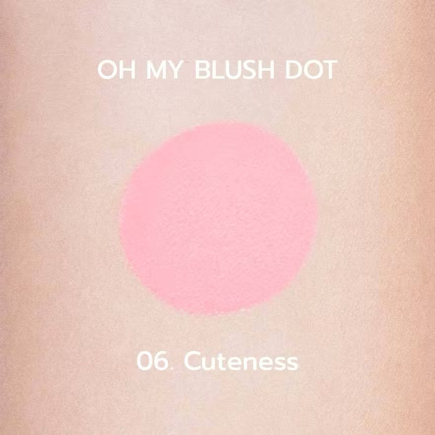 ⛔️ (Pre-Order)OH MY BLUSH DOT #บลัชหัวโต #ohmyblushdot (16 Colors) 3g.