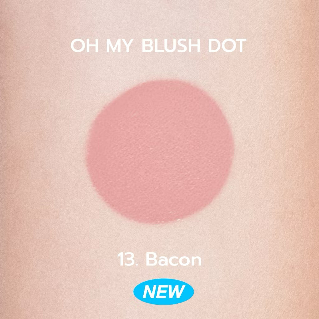 ⛔️ (Pre-Order)OH MY BLUSH DOT #บลัชหัวโต #ohmyblushdot (16 Colors) 3g.