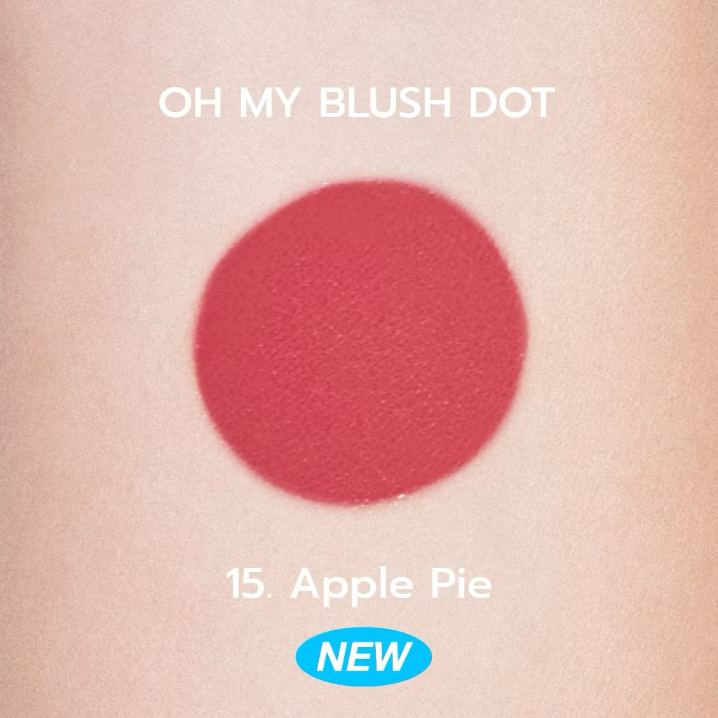 ⛔️ (Pre-Order)OH MY BLUSH DOT #บลัชหัวโต #ohmyblushdot (16 Colors) 3g.
