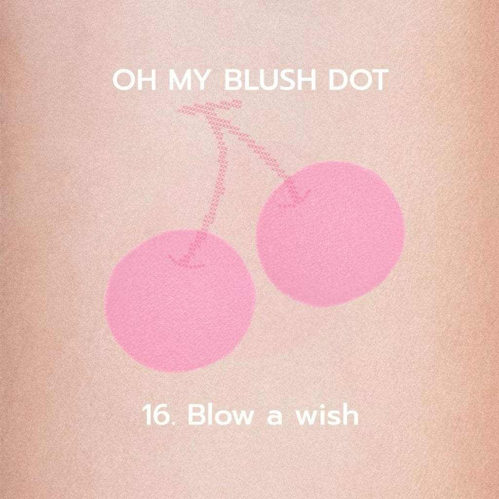 ⛔️ (Pre-Order)OH MY BLUSH DOT #บลัชหัวโต #ohmyblushdot (16 Colors) 3g.