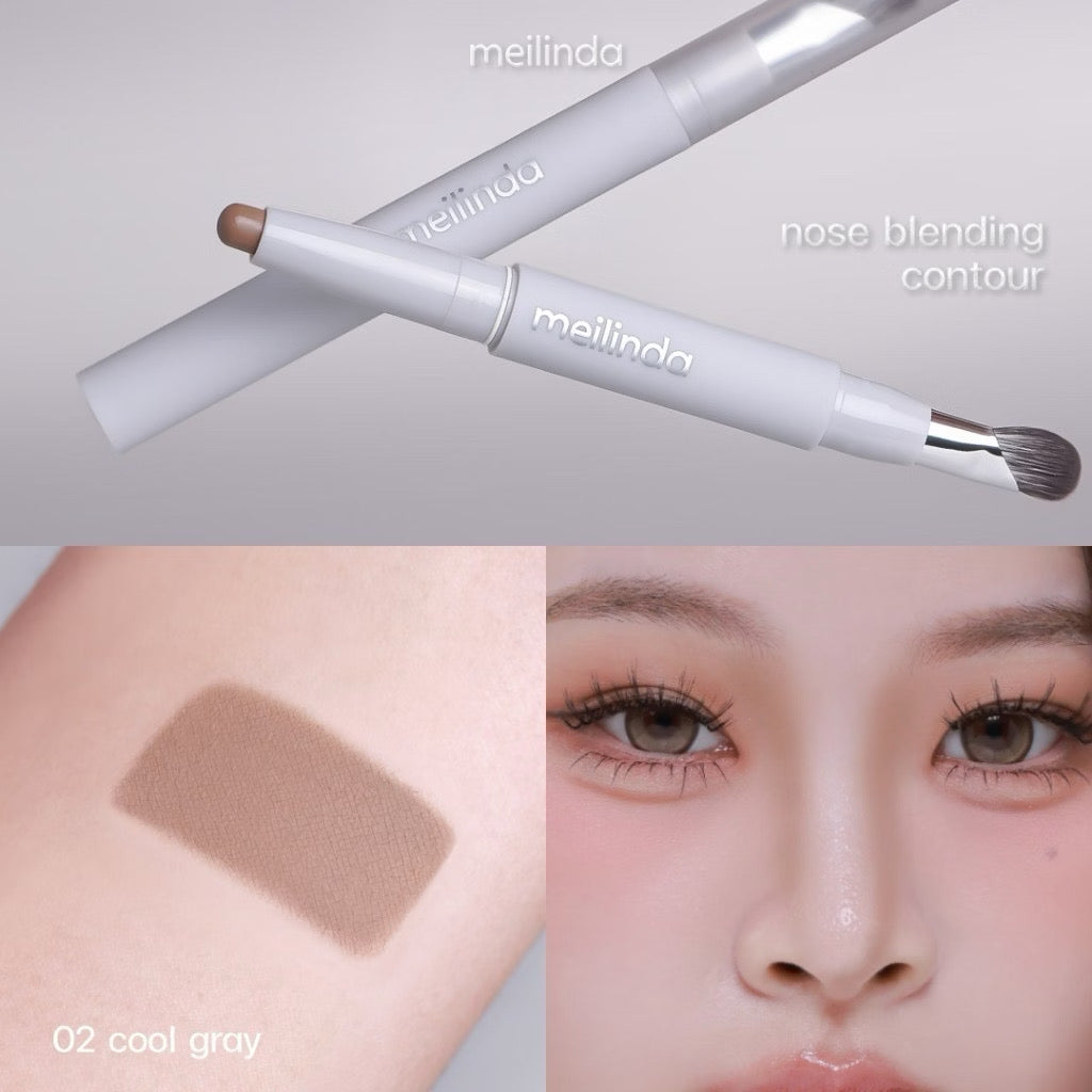 ⛔️(Pre-order) MEILINDA Nose Blending Contour  คอนทัวร์แท่ง เนื้อครีม เกลี่ยง่าย 0.9g