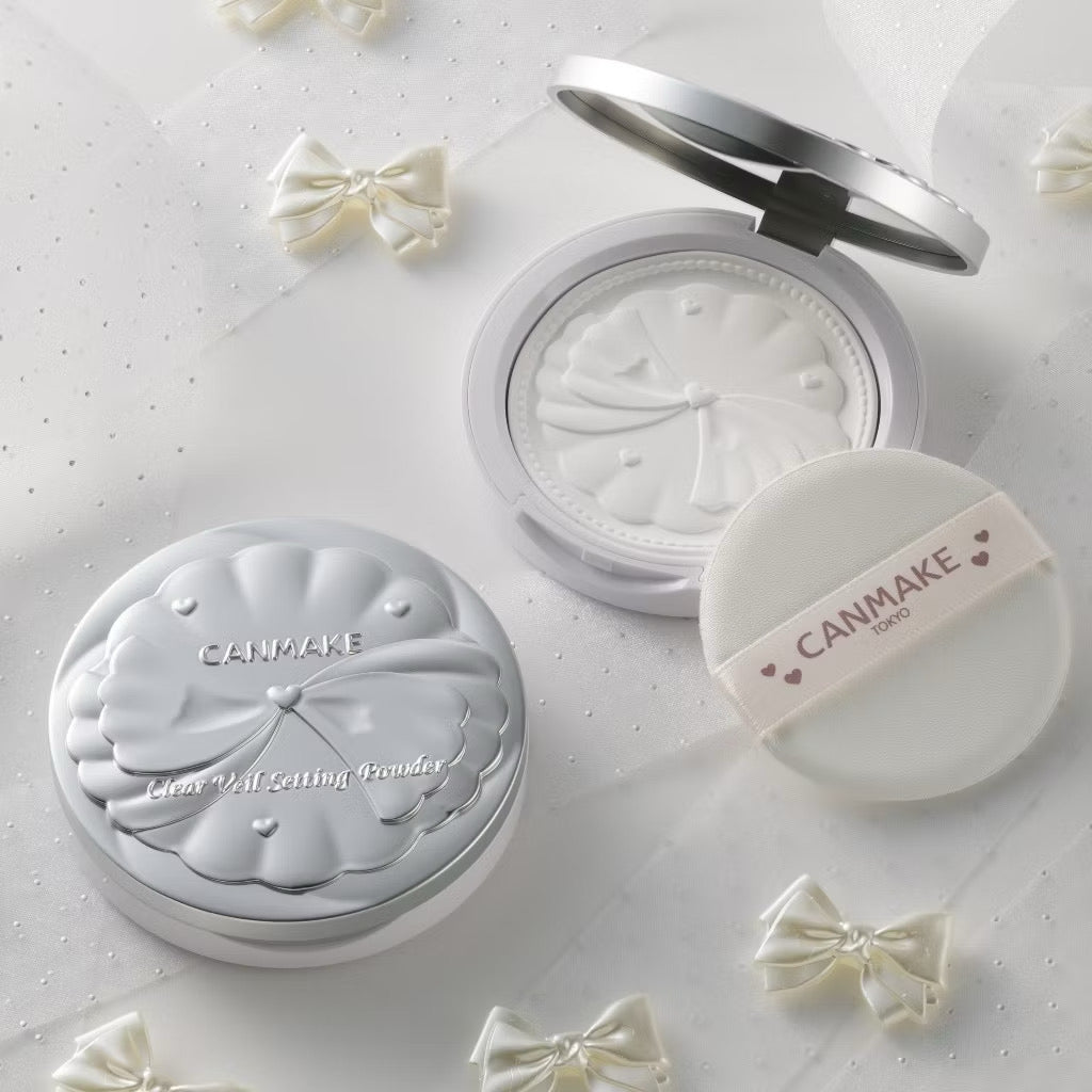 ⛔️(Pre-order)CANMAKE CLEAR VEIL SETTING POWDER แป้งอัดแข็งโปร่งแสง เซ็ตเมคอัพ