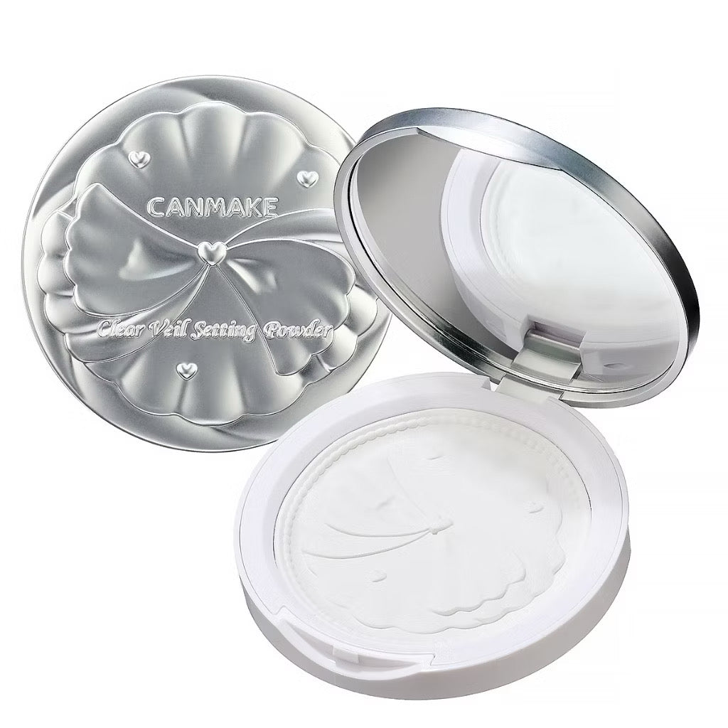 ⛔️(Pre-order)CANMAKE CLEAR VEIL SETTING POWDER แป้งอัดแข็งโปร่งแสง เซ็ตเมคอัพ