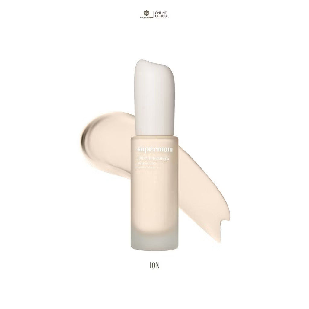 ⛔️ (Pre-Order)SUPERMOM l LUMI MATTE FOUNDATION รองพื้นเนื้อแมตต์ ติดทน ปกปิดระดับปานกลาง (มีสีให้เลือก)