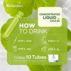 New* BioActive+ Concentrated Liquid CICA AC ดูแลเรื่องสิว ผิวมัน รอยแดง รอยดำ 10 หลอด ⛔️ coming soon