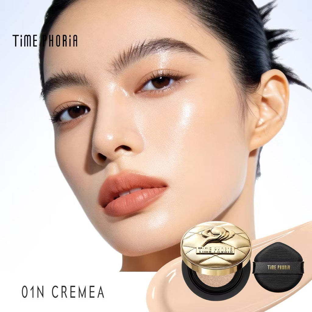 ⛔️(Pre-order) TimePhoria Timeless Utopia Glow Perfection Cushion คุชชั่นรองพื้นโกลว์ ปกปิด กันน้ำ ติดทน