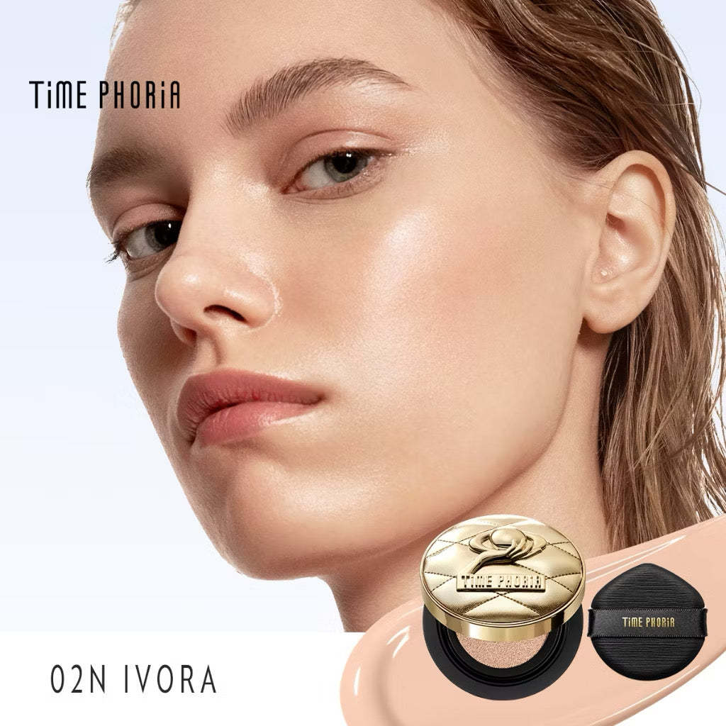 ⛔️(Pre-order) TimePhoria Timeless Utopia Glow Perfection Cushion คุชชั่นรองพื้นโกลว์ ปกปิด กันน้ำ ติดทน