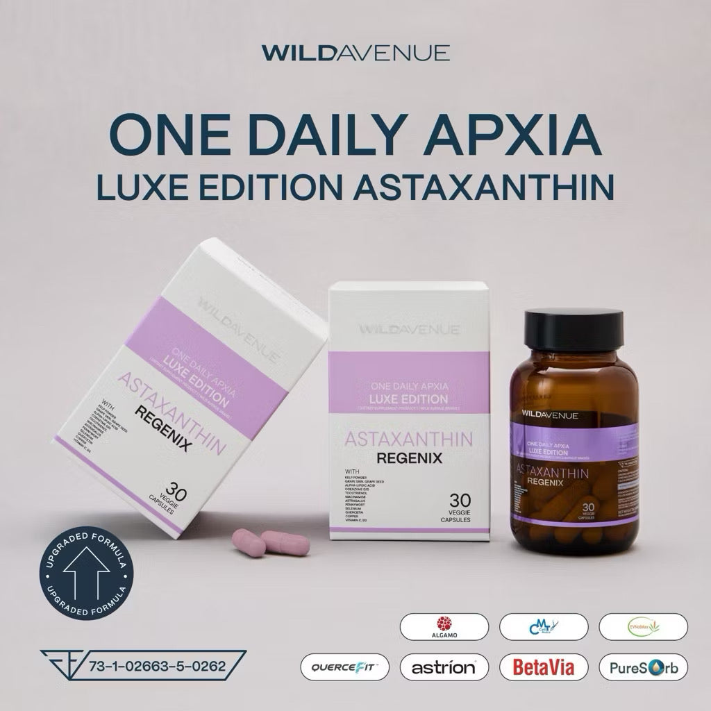 ⛔️(Pre-order)(สูตรใหม่) WILD AVENUE ONE DAILY APXIA LUXE EDITION (ผลิตภัณฑ์เสริมอาหาร ชะลอวัย ต้านอนุมูลอิสระ หลับลึก ผิวแข็งแรง)
